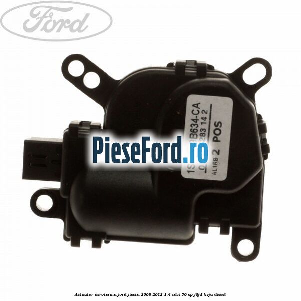 Actuator aeroterma Ford Fiesta 2008-2012 1.4 TDCi 70 cp F6JD, KVJA diesel