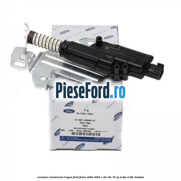 Actuator incuietoare hayon Ford Fiesta 2002-2005 1.25 16V 70 cp M7JA, M7JB benzina