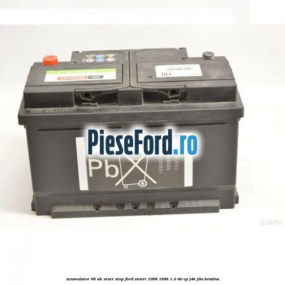 Acumulator 65 AH Start Stop Ford Escort 1995-1998 1.3 60 cp J4B, J6A benzina