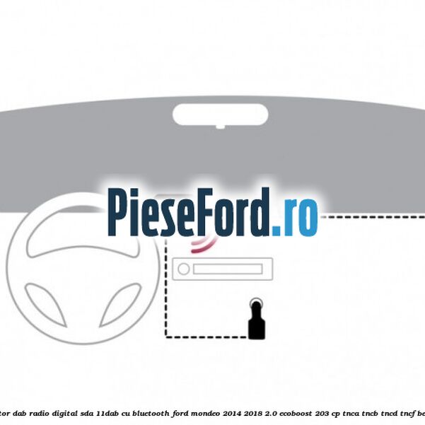 Adaptor DAB Radio Digital SDA-11DAB cu Bluetooth Ford Mondeo 2014-2018 2.0 EcoBoost 203 cp Adaptor DAB Radio Digital SDA-11DAB cu Bluetooth Ford Mondeo 2014-2018 2.0 EcoBoost 203 cp TNCA, TNCB, TNCD, TNCF benzina