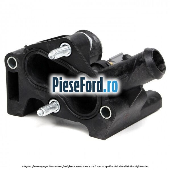 Adaptor flansa apa pe bloc motor Ford Fiesta 1996-2001 1.25 i 16V 75 cp DHA, DHB, DHC, DHD, DHE, DHF benzina