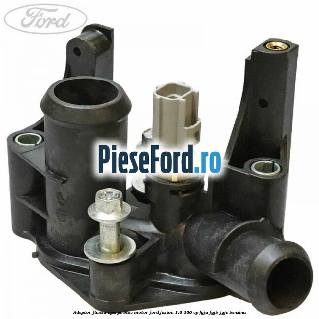 Adaptor flansa apa pe bloc motor Ford Fusion 1.6 100 cp FYJA, FYJB, FYJC benzina