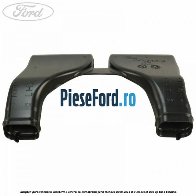 Adaptor gura ventilatie aeroterma centru cu climatronic Ford Mondeo 2008-2014 2.0 EcoBoost 203 cp TNBA benzina