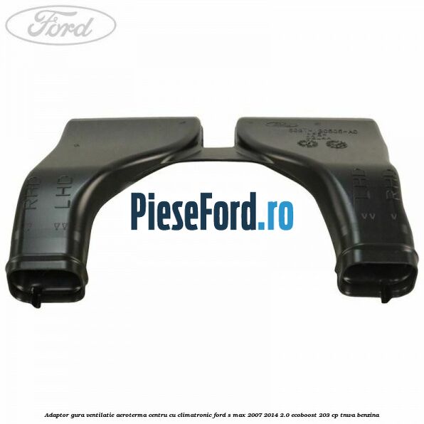 Adaptor gura ventilatie aeroterma centru cu climatronic Ford S-Max 2007-2014 2.0 EcoBoost 203 cp Adaptor gura ventilatie aeroterma centru cu climatronic Ford S-Max 2007-2014 2.0 EcoBoost 203 cp TNWA benzina
