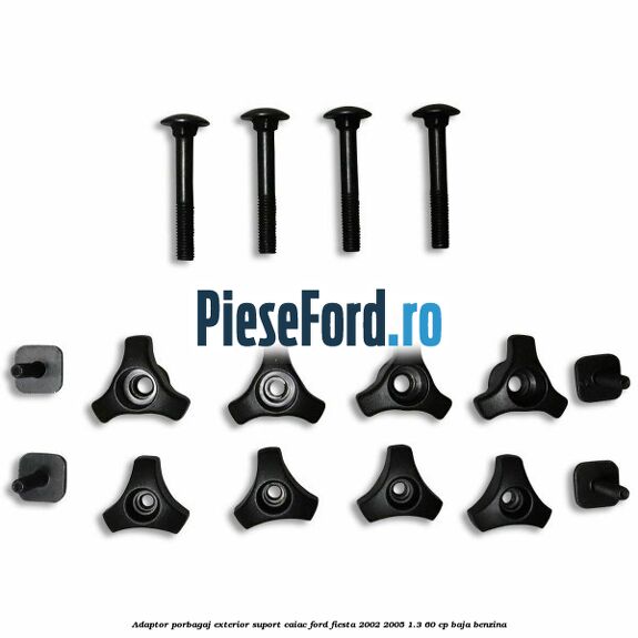 Adaptor porbagaj exterior, suport caiac Ford Fiesta 2002-2005 1.3 60 cp BAJA benzina
