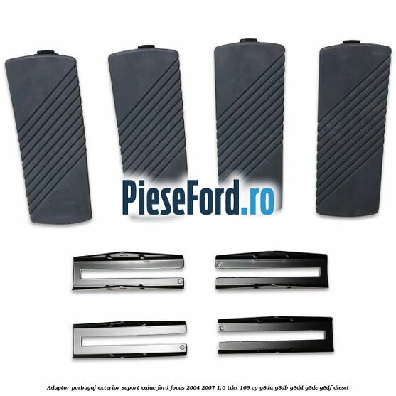 Adaptor porbagaj exterior, suport caiac Ford Focus 2004-2007 1.6 TDCi 109 cp G8DA, G8DB, G8DD, G8DE, G8DF diesel