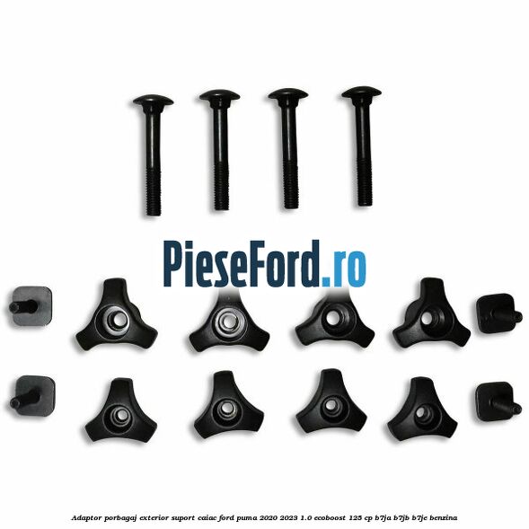 Adaptor porbagaj exterior, suport caiac Ford Puma 2020-2023 1.0 EcoBoost 125 cp B7JA, B7JB, B7JE benzina