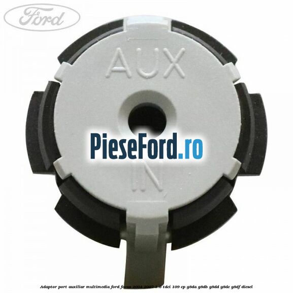 Adaptor port auxiliar multimedia Ford Focus 2004-2007 1.6 TDCi 109 cp G8DA, G8DB, G8DD, G8DE, G8DF diesel