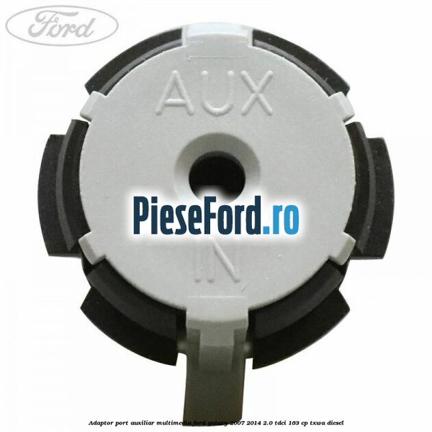 Adaptor port auxiliar multimedia Ford Galaxy 2007-2014 2.0 TDCi 163 cp TXWA diesel