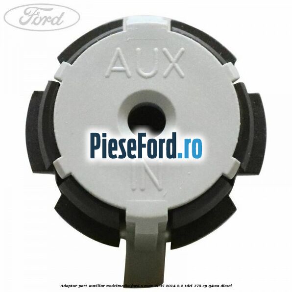 Adaptor port auxiliar multimedia Ford S-Max 2007-2014 2.2 TDCi 175 cp Q4WA diesel