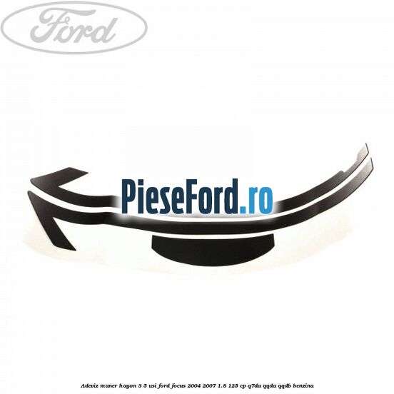 Adeviz maner hayon 3/5 usi Ford Focus 2004-2007 1.8 125 cp Adeviz maner hayon 3/5 usi Ford Focus 2004-2007 1.8 125 cp Q7DA, QQDA, QQDB benzina