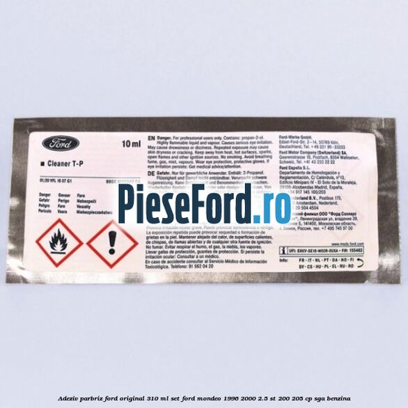 Adeziv parbriz Ford original 310 ml, set Ford Mondeo 1996-2000 2.5 ST 200 205 cp SGA benzina