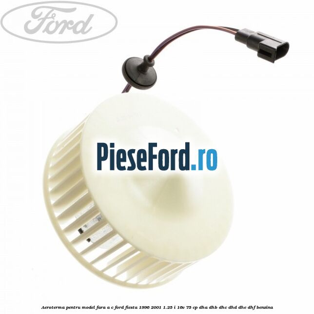 Aeroterma pentru model fara A/C Ford Fiesta 1996-2001 1.25 i 16V 75 cp DHA, DHB, DHC, DHD, DHE, DHF benzina