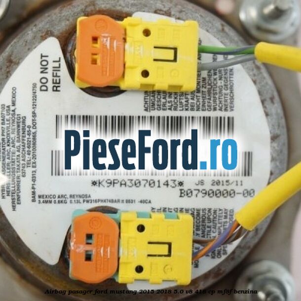 Airbag pasager Ford Mustang 2015-2018 5.0 V8 418 cp MF8F benzina