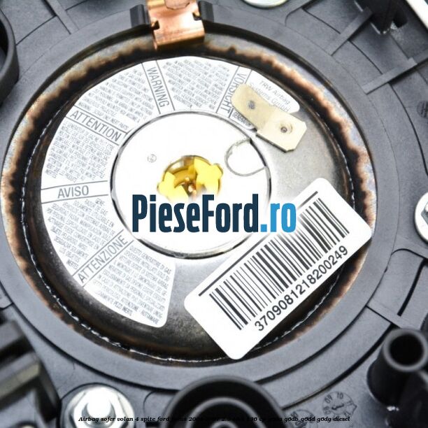 Airbag sofer volan 4 spite Ford Focus 2004-2007 2.0 TDCi 136 cp G6DA, G6DB, G6DD, G6DG diesel