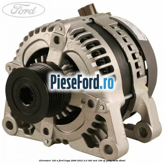 Alternator 120 A Ford Kuga 2008-2012 2.0 TDCi 4x4 136 cp G6DG, UKDA diesel