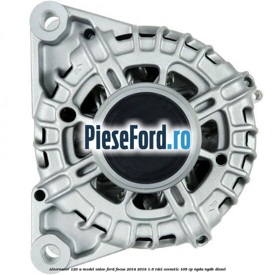 Alternator 120 A model Valeo Ford Focus 2014-2018 1.6 TDCi ECOnetic 105 cp NGDA, NGDB diesel