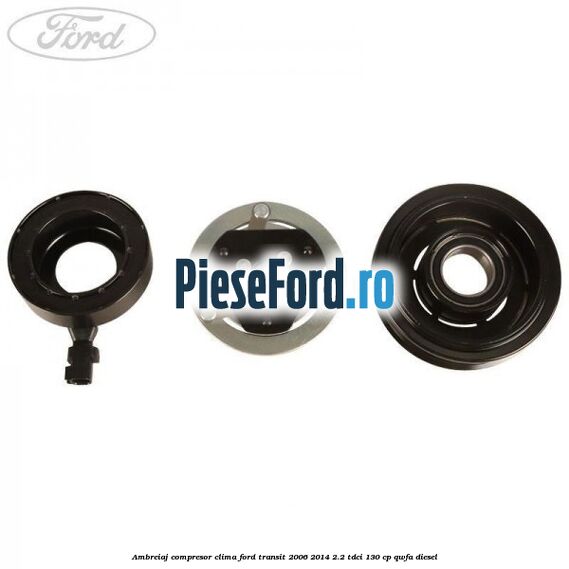 Ambreiaj compresor clima Ford Transit 2006-2014 2.2 TDCi 130 cp QWFA diesel