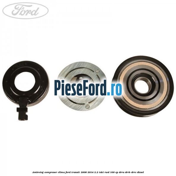 Ambreiaj compresor clima Ford Transit 2006-2014 2.2 TDCi RWD 100 cp Ambreiaj compresor clima Ford Transit 2006-2014 2.2 TDCi RWD 100 cp DRRA, DRRB, DRRC diesel