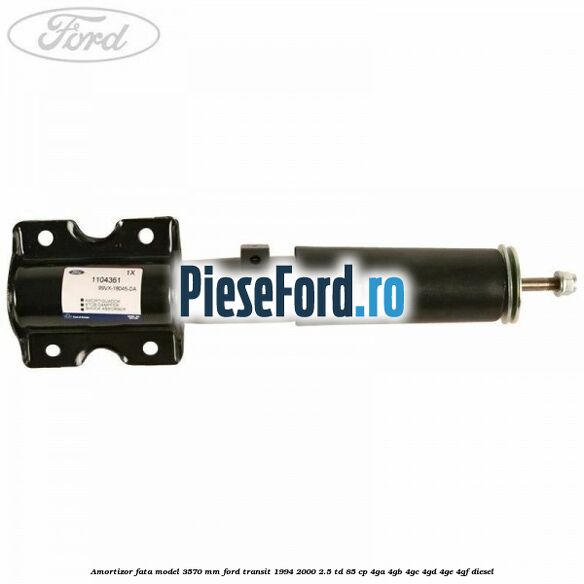 Amortizor fata model 3570 mm Ford Transit 1994-2000 2.5 TD 85 cp 4GA, 4GB, 4GC, 4GD, 4GE, 4GF diesel