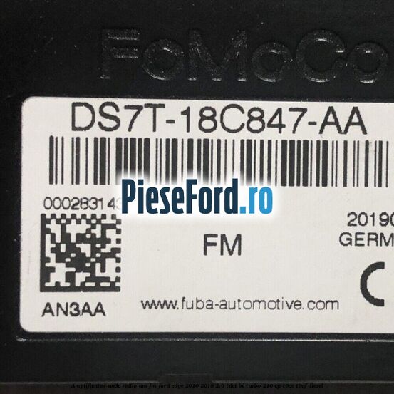 Amplificator unde radio AM/FM Ford Edge 2016-2018 2.0 TDCi Bi-Turbo 210 cp T9CE, T9CF diesel