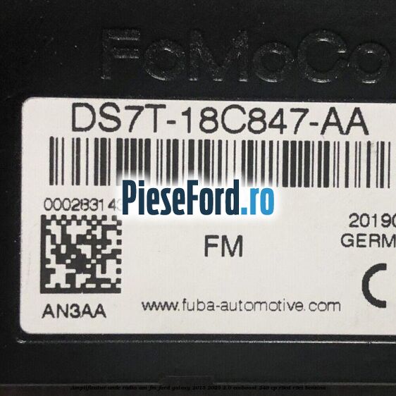 Amplificator unde radio AM/FM Ford Galaxy 2015-2023 2.0 EcoBoost 240 cp R9CD, R9CI benzina