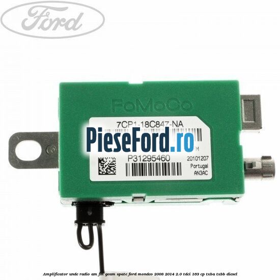 Amplificator unde radio AM/FM geam spate Ford Mondeo 2008-2014 2.0 TDCi 163 cp