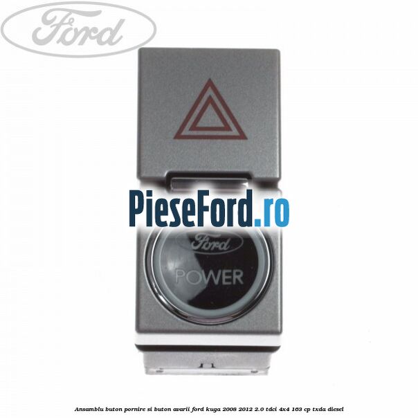 Ansamblu buton pornire si buton avarii Ford Kuga 2008-2012 2.0 TDCI 4x4 163 cp TXDA diesel