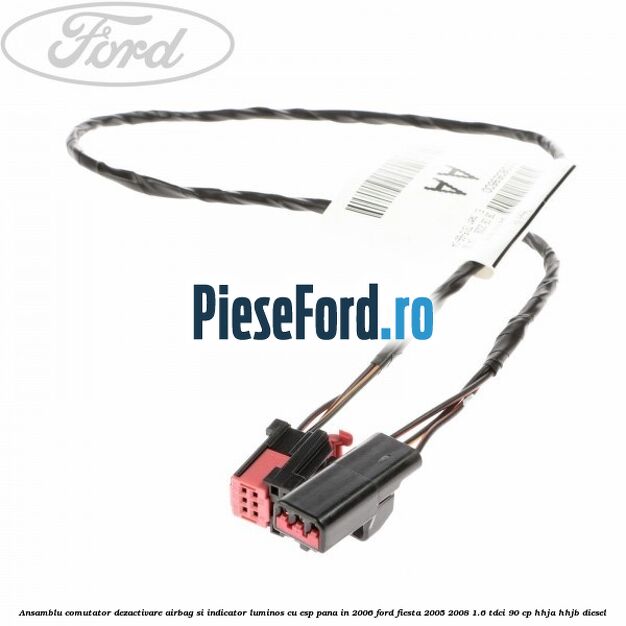 Ansamblu comutator dezactivare airbag si indicator luminos, cu ESP, pana in 2006 Ford Fiesta 2005-2008 1.6 TDCi 90 cp HHJA, HHJB diesel