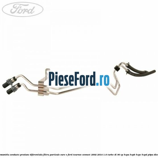Ansamblu conducte presiune diferentiala filtru particule euro V Ford Tourneo Connect 2002-2014 1.8 Turbo Di 90 cp HCPA, HCPB, HCPC, HCPD, P9PA diesel
