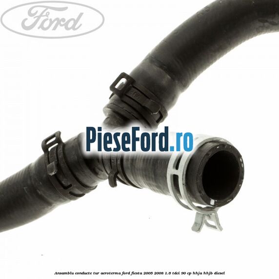Ansamblu conducte tur aeroterma Ford Fiesta 2005-2008 1.6 TDCi 90 cp HHJA, HHJB diesel