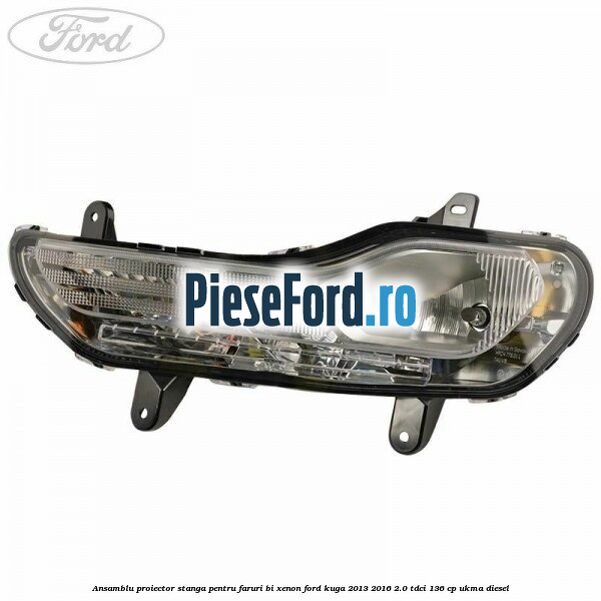 Ansamblu proiector stanga, pentru faruri Bi-Xenon Ford Kuga 2013-2016 2.0 TDCi 136 cp UKMA diesel