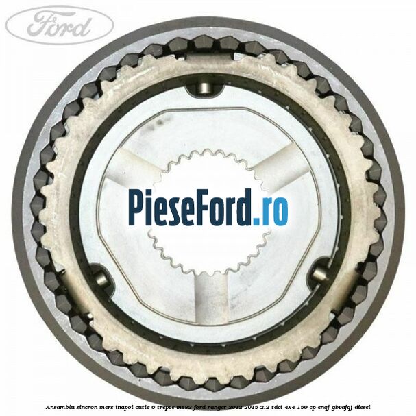 Ansamblu sincron mers inapoi cutie 6 trepte MT82 Ford Ranger 2012-2015 2.2 TDCi 4x4 150 cp ENQJ, GBVAJQJ diesel
