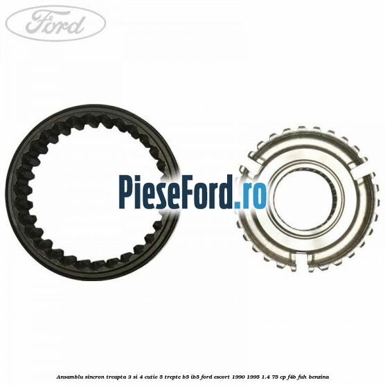 Ansamblu sincron treapta 3 si 4 cutie 5 trepte B5/IB5 Ford Escort 1990-1995 1.4 75 cp F4B, FUH benzina