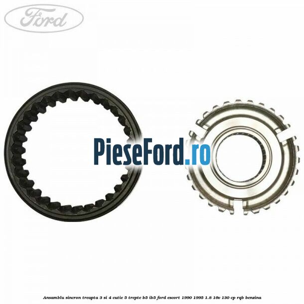 Ansamblu sincron treapta 3 si 4 cutie 5 trepte B5/IB5 Ford Escort 1990-1995 1.8 16V 130 cp RQB benzina