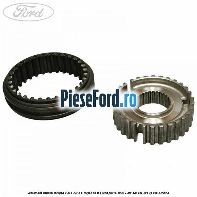 Ansamblu sincron treapta 3 si 4 cutie 5 trepte B5/IB5 Ford Fiesta 1989-1996 1.8 16V 105 cp RDB benzina
