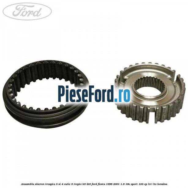 Ansamblu sincron treapta 3 si 4 cutie 5 trepte B5/IB5 Ford Fiesta 1996-2001 1.6 16V Sport 103 cp L1T, L1V benzina