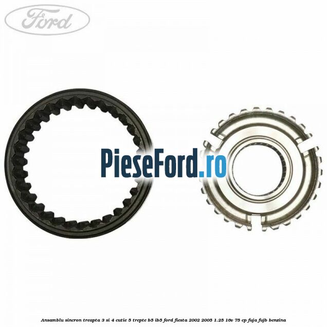 Ansamblu sincron treapta 3 si 4 cutie 5 trepte B5/IB5 Ford Fiesta 2002-2005 1.25 16V 75 cp FUJA, FUJB benzina