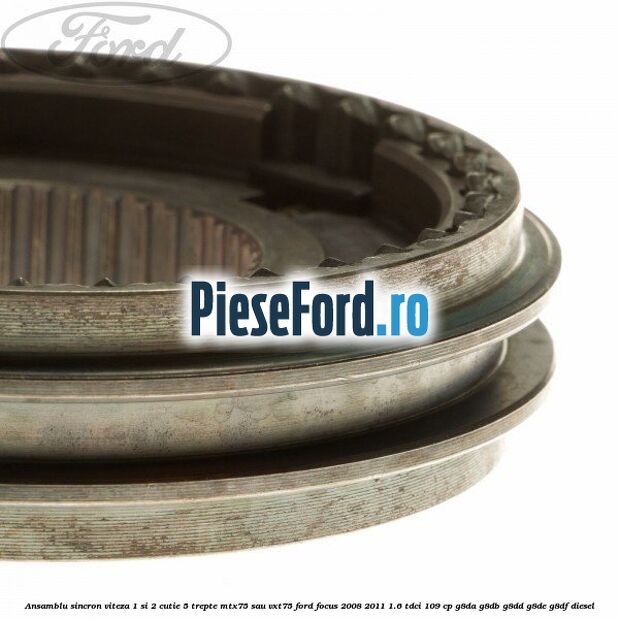 Ansamblu sincron viteza 1 si 2 cutie 5 trepte MTX75 sau VXT75 Ford Focus 2008-2011 1.6 TDCi 109 cp G8DA, G8DB, G8DD, G8DE, G8DF diesel