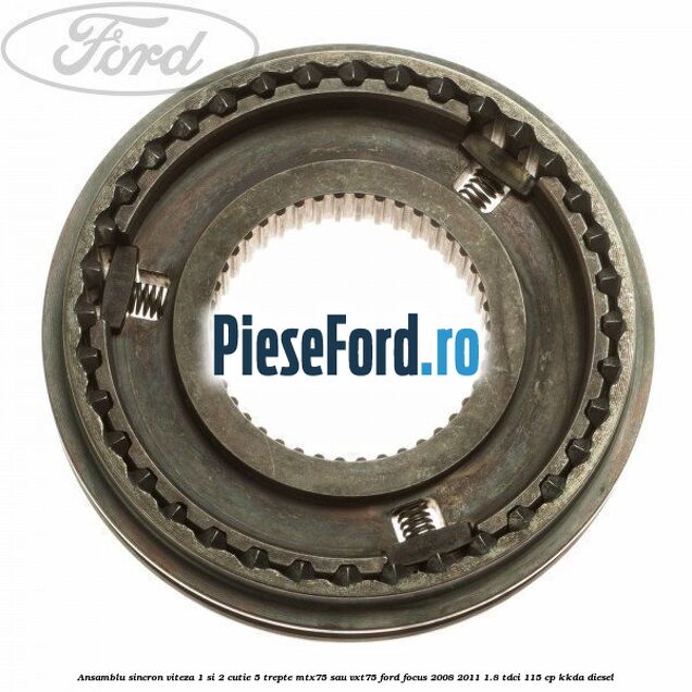 Ansamblu sincron viteza 1 si 2 cutie 5 trepte MTX75 sau VXT75 Ford Focus 2008-2011 1.8 TDCi 115 cp Ansamblu sincron viteza 1 si 2 cutie 5 trepte MTX75 sau VXT75 Ford Focus 2008-2011 1.8 TDCi 115 cp KKDA diesel