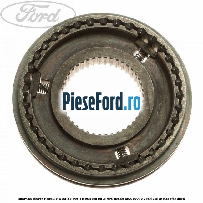 Ansamblu sincron viteza 1 si 2 cutie 5 trepte MTX75 sau VXT75 Ford Mondeo 2000-2007 2.2 TDCi 155 cp QJBA, QJBB diesel