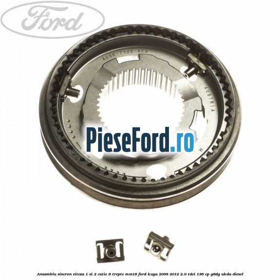 Ansamblu sincron viteza 1 si 2 cutie 6 trepte MMT6 Ford Kuga 2008-2012 2.0 TDCi 136 cp G6DG, UKDA diesel