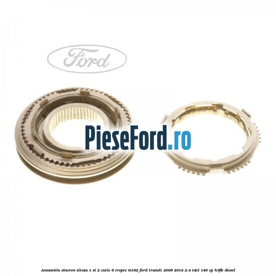 Ansamblu sincron viteza 1 si 2 cutie 6 trepte MT82 Ford Transit 2006-2014 2.4 TDCi 140 cp H9FB diesel