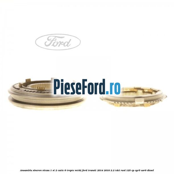Ansamblu sincron viteza 1 si 2 cutie 6 trepte MT82 Ford Transit 2014-2018 2.2 TDCi RWD 125 cp CYR5, USR6 diesel