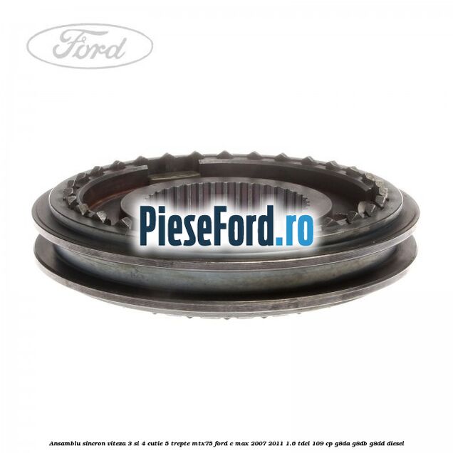 Ansamblu sincron viteza 3 si 4 cutie 5 trepte MTX75 Ford C-Max 2007-2011 1.6 TDCi 109 cp G8DA, G8DB, G8DD diesel