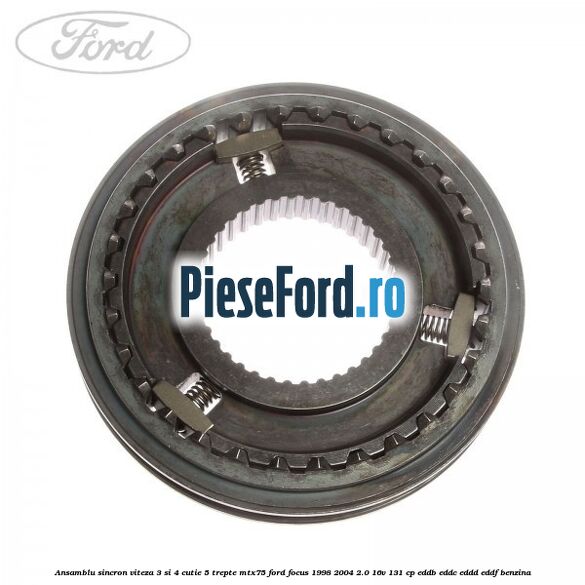 Ansamblu sincron viteza 3 si 4 cutie 5 trepte MTX75 Ford Focus 1998-2004 2.0 16V 131 cp EDDB, EDDC, EDDD, EDDF benzina
