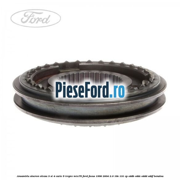 Ansamblu sincron viteza 3 si 4 cutie 5 trepte MTX75 Ford Focus 1998-2004 2.0 16V 131 cp EDDB, EDDC, EDDD, EDDF benzina