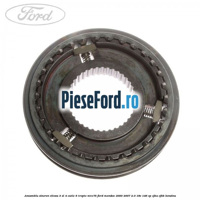 Ansamblu sincron viteza 3 si 4 cutie 5 trepte MTX75 Ford Mondeo 2000-2007 2.0 16V 146 cp CJBA, CJBB benzina