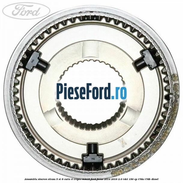 Ansamblu sincron viteza 5 si 6 cutie 6 trepte MMT6 Ford Focus 2014-2018 2.0 TDCi 150 cp T7DA, T7DB diesel