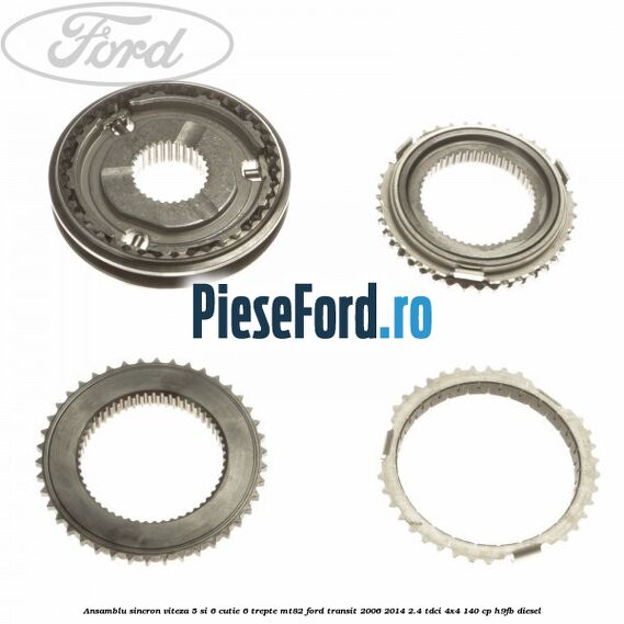 Ansamblu sincron viteza 5 si 6 cutie 6 trepte MT82 Ford Transit 2006-2014 2.4 TDCi 4x4 140 cp H9FB diesel